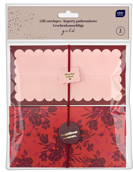 Set dve poklon koverte GOLD 