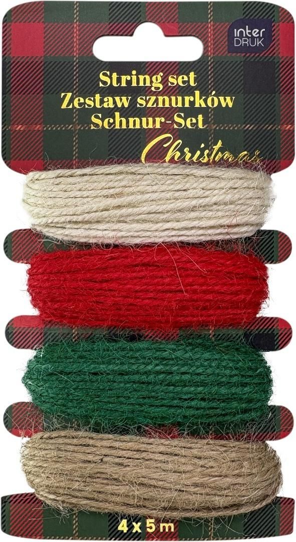 Novgodišnji set  dekorativnih vunenih kanapa 4x5m 