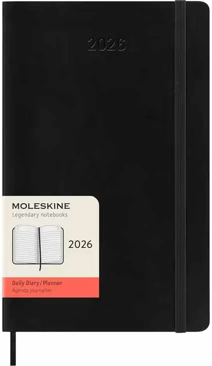 Planer MOLESKINE 2026 MP crni