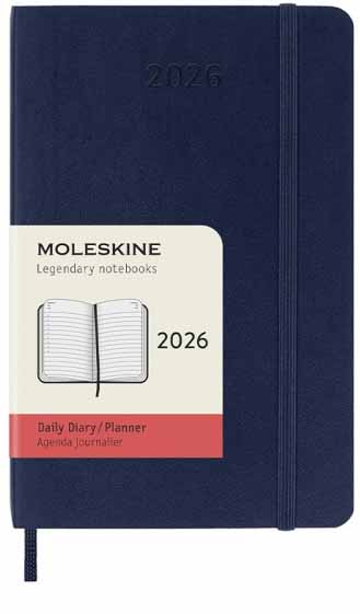 Planer MOLESKINE 2026 MP tamno plavi džepni 