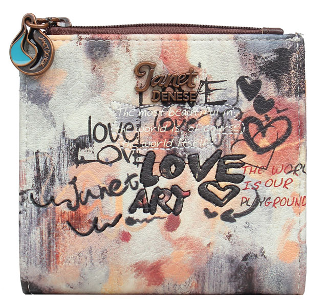 Ženski novčanik JANET ART GALLERY 12.5 x 3 x 9.8 cm 