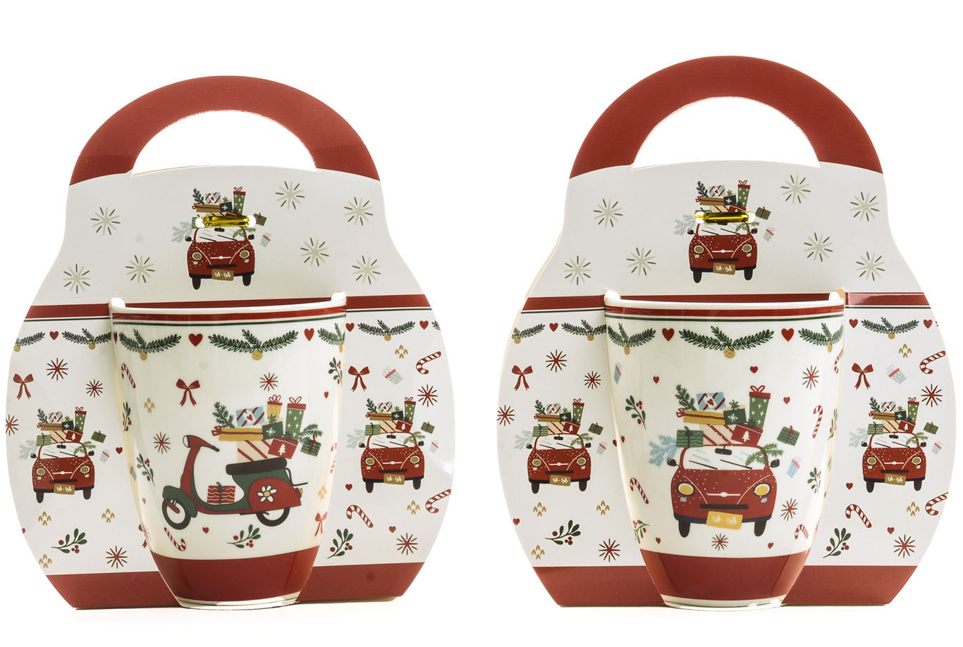 Keramička šolja 340ml NOVA GODINA - AUTO/VESPA (Više vrsta) 