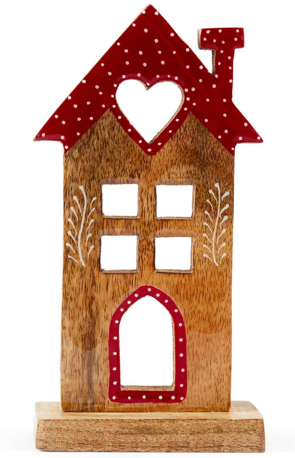 Keramička figura DRVENA KUĆICA 22cm 