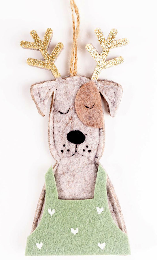 Novogodišnji ukras KUCA 14cm 