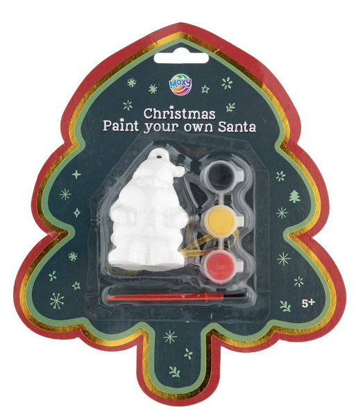 Novogodišnji kreativni set OBOJI DEDA MRAZA 8cm 