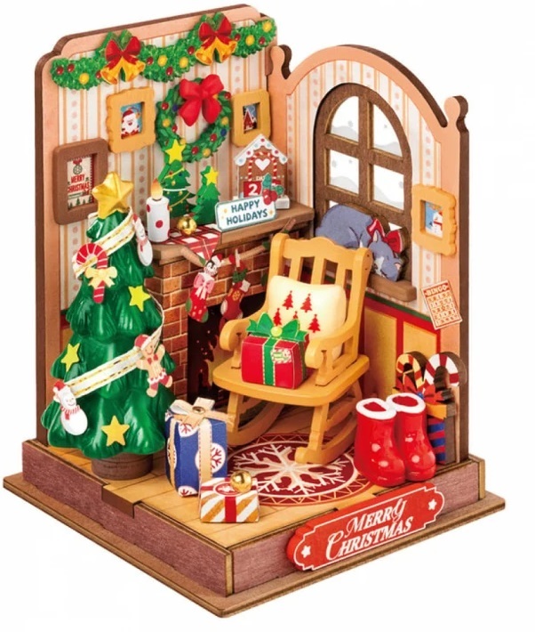 3D puzzle BOŽIĆNI KAMIN 