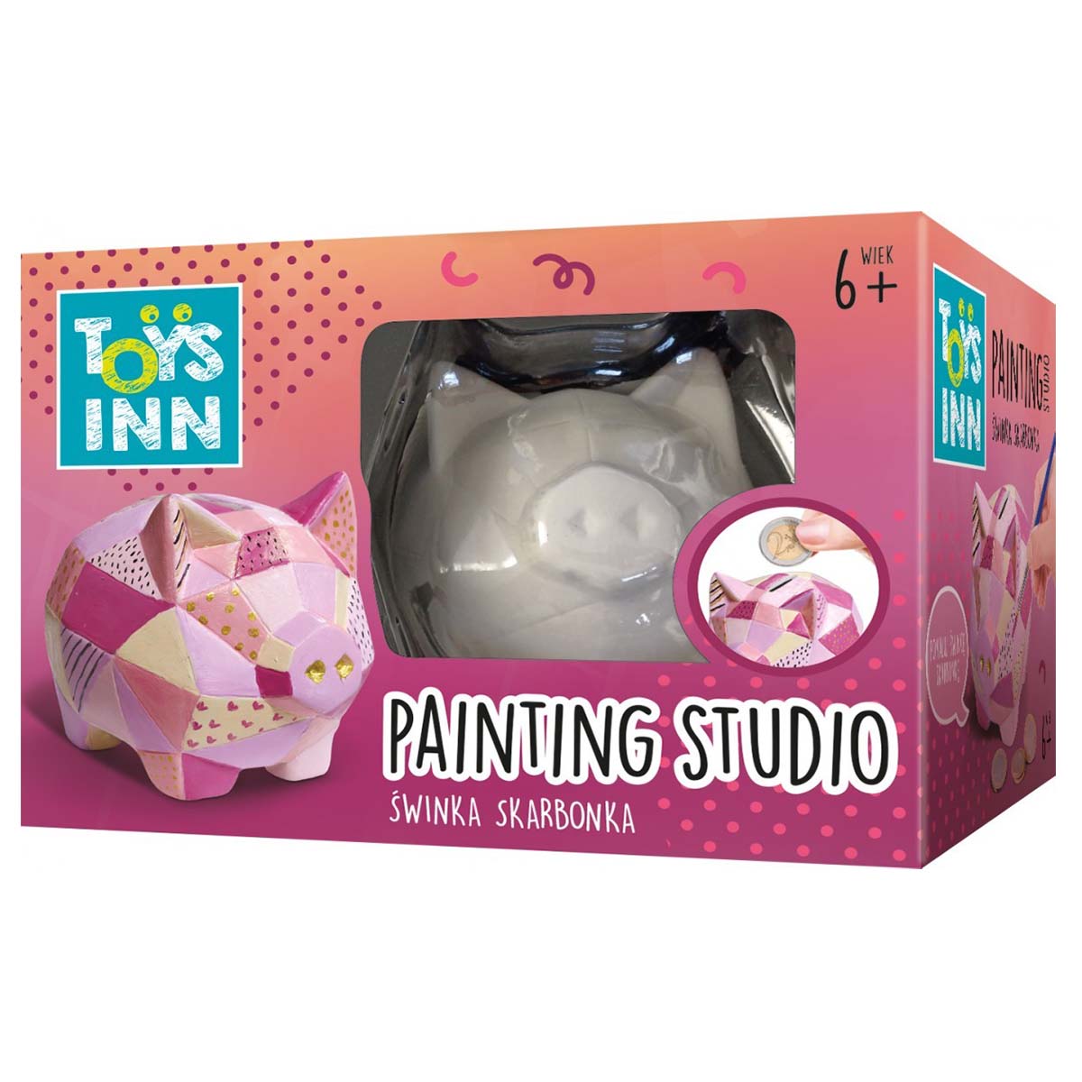 Kreativni set - kasica PAINTING STUDIO Prase 