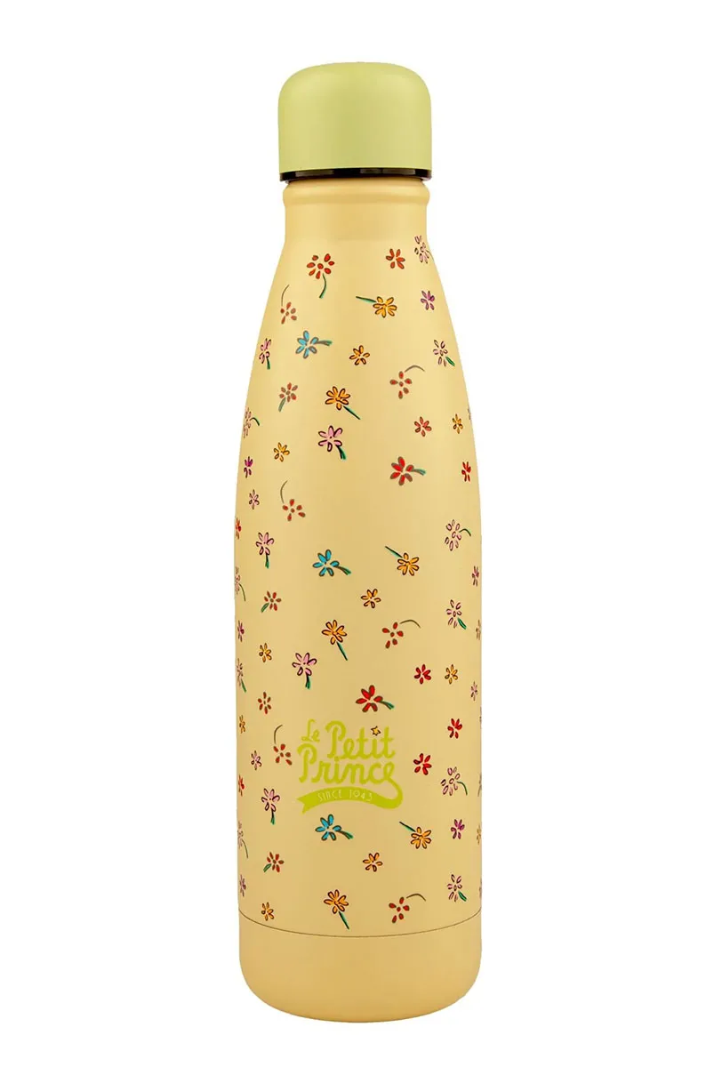 Metalna flašica za vodu 500ml THE LITTLE PRINCE - WILDFLOWER GARDEN 