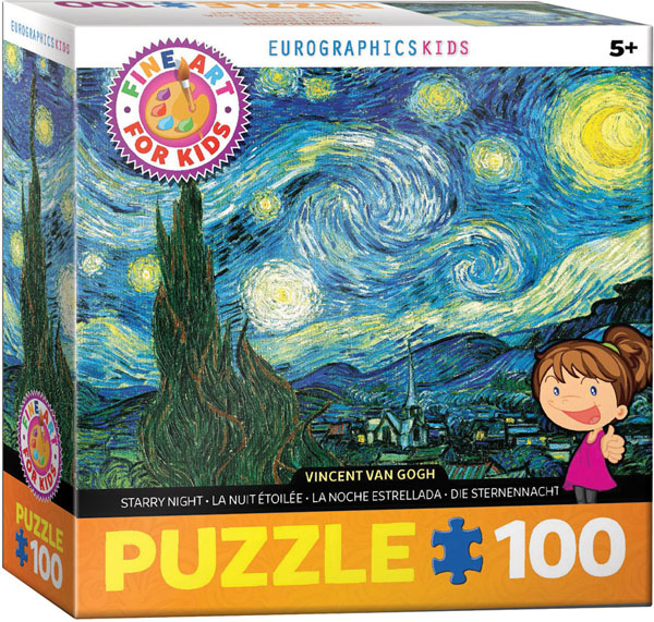Puzzle za decu STARRY NIGHT 100kom 