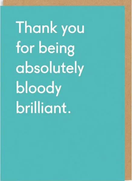 Čestitka HVALA -THANK YOU 