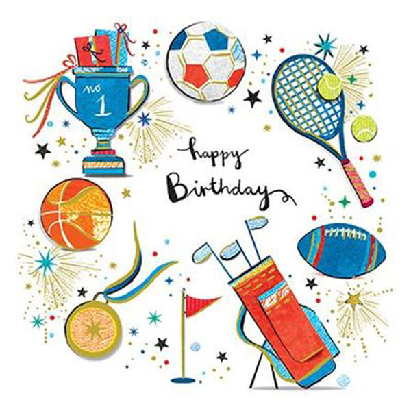 Rođendanska čestitka BIRTHDAY SPORTS 