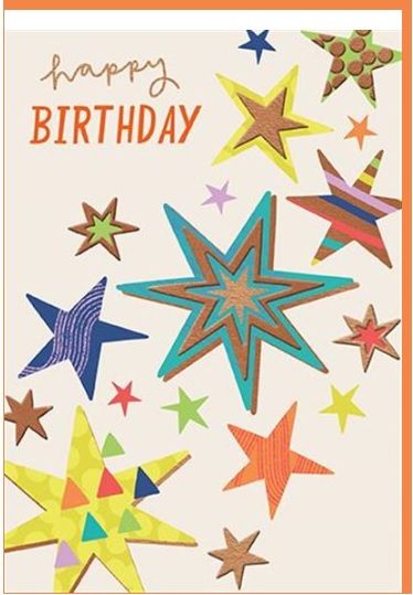 Rođendanska čestitka BIRTHDAY STARS 
