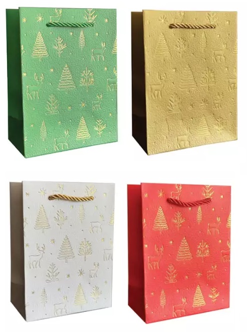 Novogodišnja ukrasna kesa VELIKA DELUX 26x32x12 