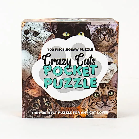 Mini puzzle CRAZY CATS 