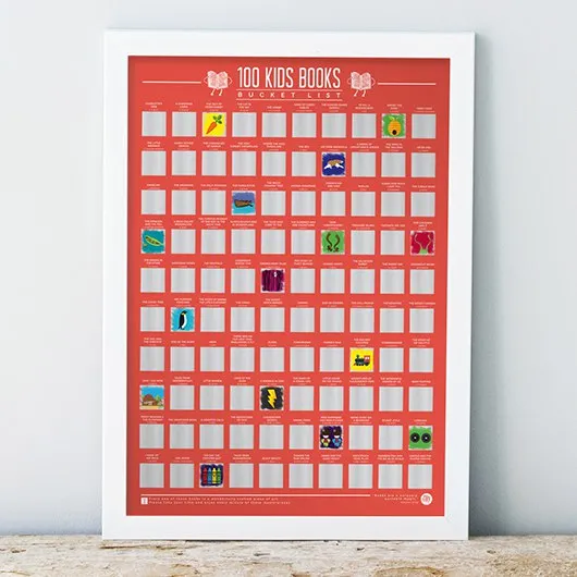 Greb-greb poster 100 KIDS BOOKS 
