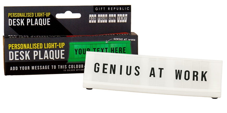 Personalizovana pločica za radni sto 