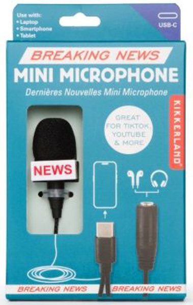 Mini mikrofon BREAKING NEWS 