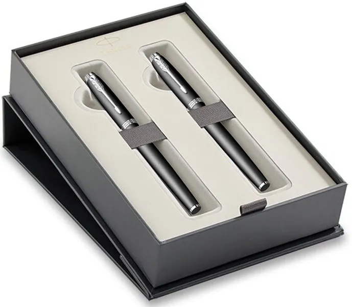 PARKER poklon set Royal IM Black CT Nalivpero + Roler 