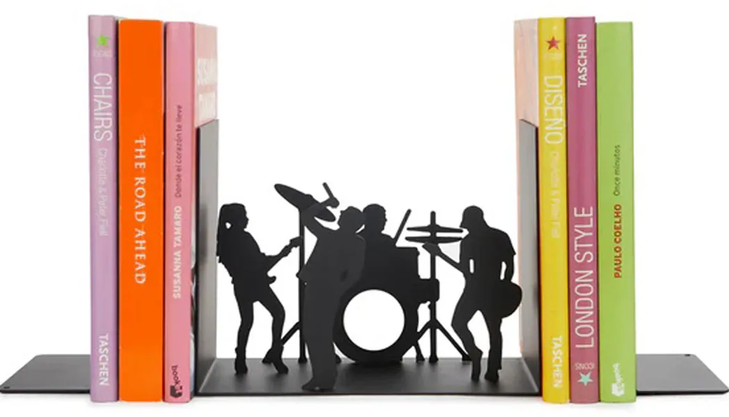 Držač za knjige BEND crni 