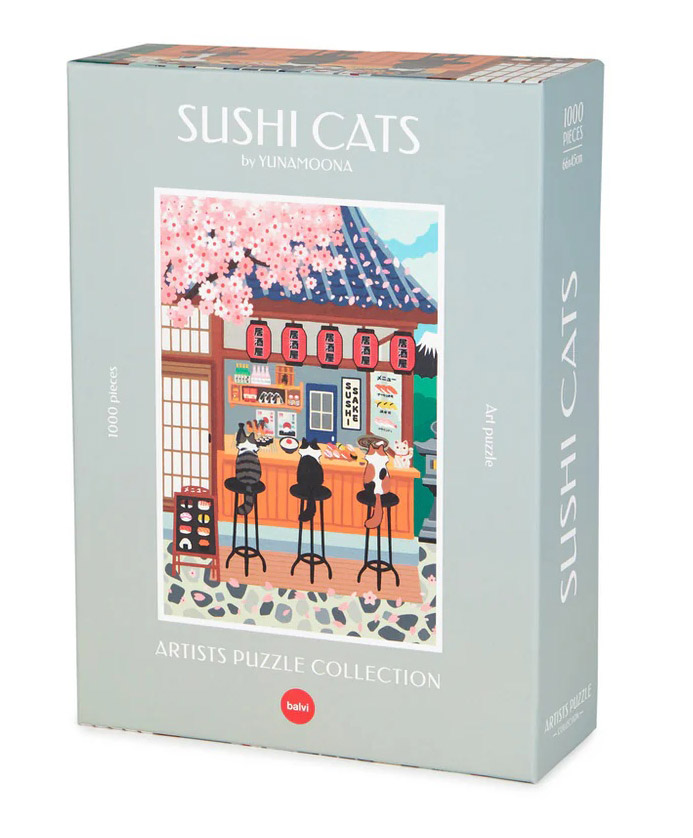 Puzzle 1000 SUSHI CATS 
