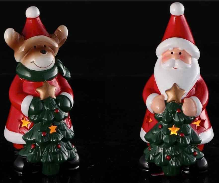 Keramička dekoracija NOVA GODINA 7x17cm 