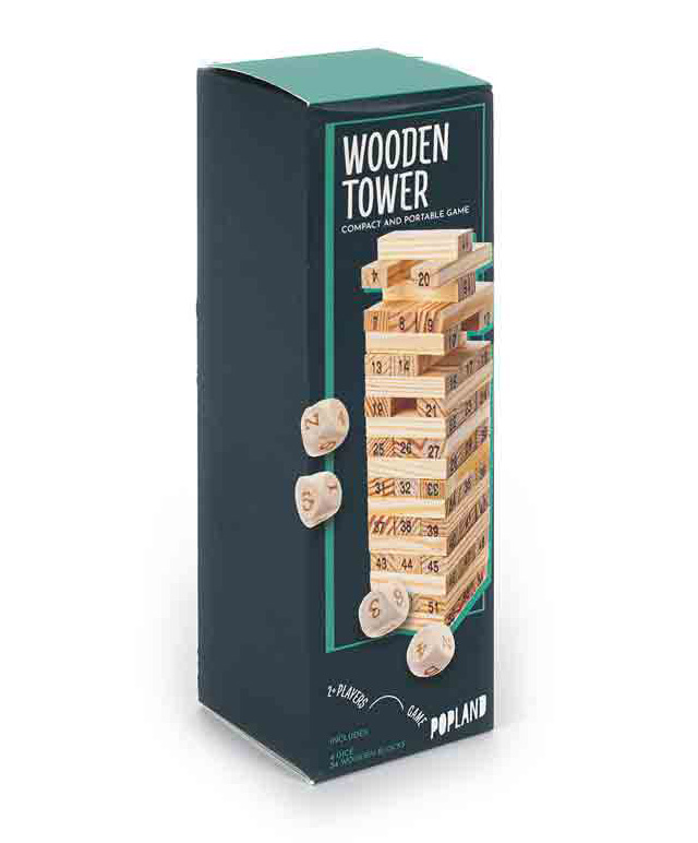 Drvene kockice za slaganje WOODEN TOWER 