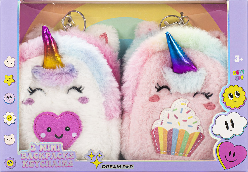 Set dva priveska za ključeve  JEDNOROZI 5x6cm 