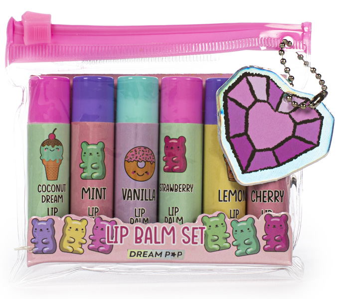Set šest balzama za usne DREAMPOP KIDS 