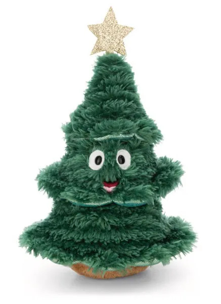 Plišana igračka NOVOGODIŠNJA JELKA 15cm 