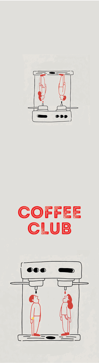 Bookmarker COFFEE CLUB 