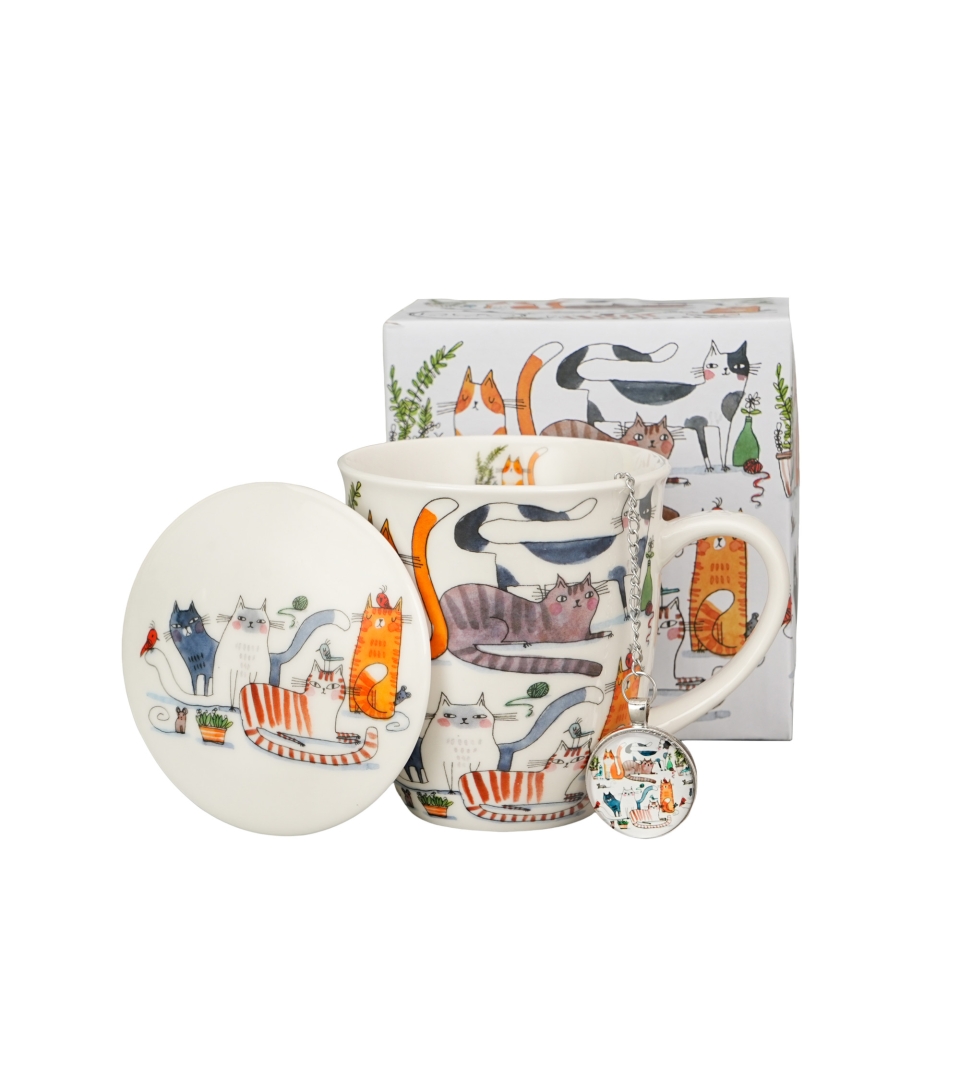 Šolja sa infuzerom CAT'S WORLD - LAZY CATS 