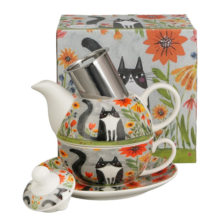 Čajnik sa infuzerom CAT'S WORLD - MEADOW 300ml 