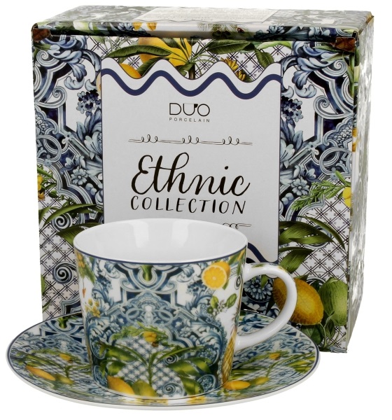 Šolja sa tanjirićem SOLEDAD 240 ml 