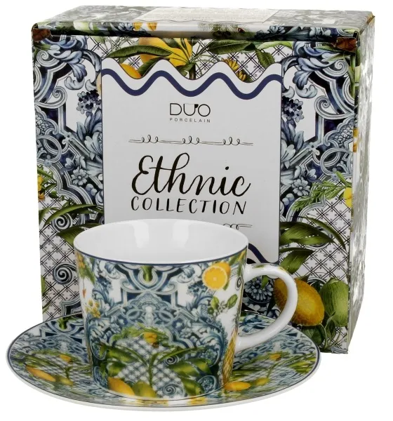 Šolja sa tanjirićem SOLEDAD 240 ml 
