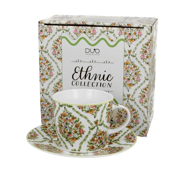 Šolja sa tanjirićem FIORI 240 ml 