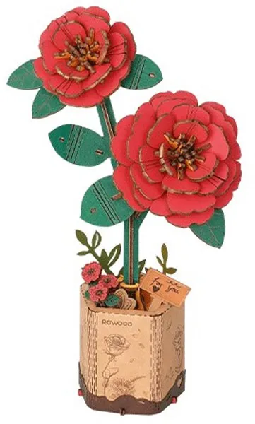 3D puzzle CRVENA KAMELIJA 