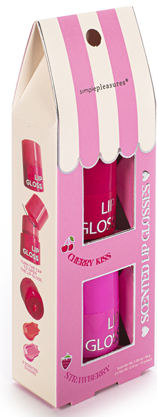 Set dva sjaja za usne CHERRY / STRAWBERRY 