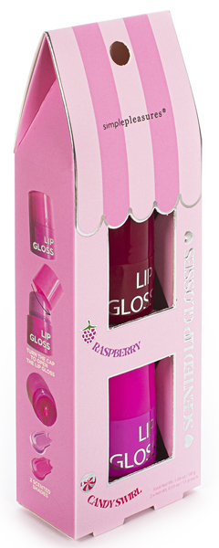 Set dva sjaja za usne RASPBERRY / CANDY 