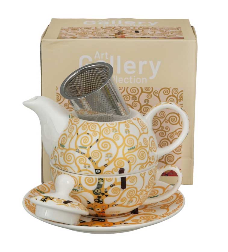 Čajnik sa šoljom i infuserom KLIMT Tree Of Life 	300/350 ml 