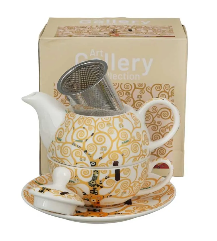 Čajnik sa šoljom i infuserom KLIMT Tree Of Life 	300/350 ml 
