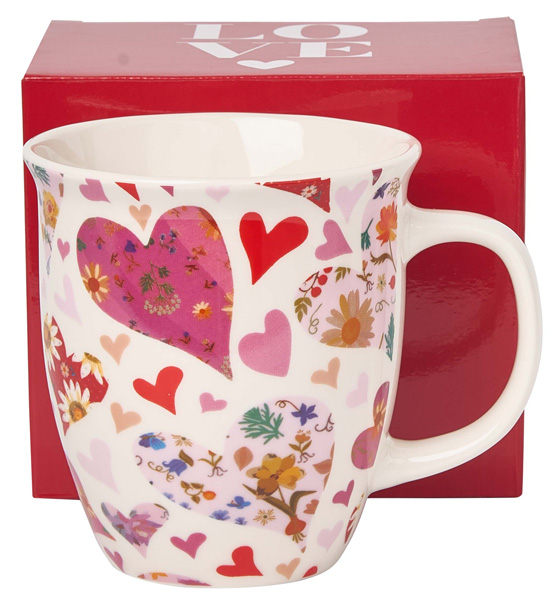 Šolja ROZE SRCA 650ml 