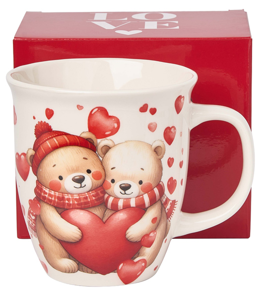 Šolja MEDE SA SRCIMA 650ml 