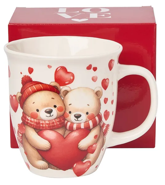 Šolja MEDE SA SRCIMA 650ml 