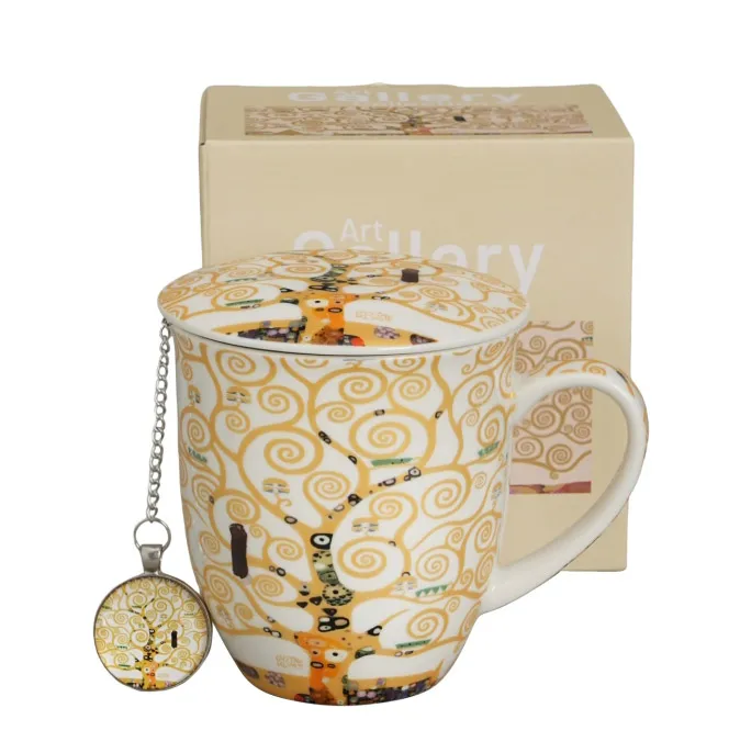 Šolja 400ml sa infuzerom KLIMT Tree of life 