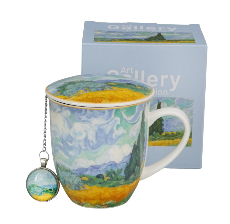 Šolja 400ml sa infuzerom VAN GOGH Wheat Field 