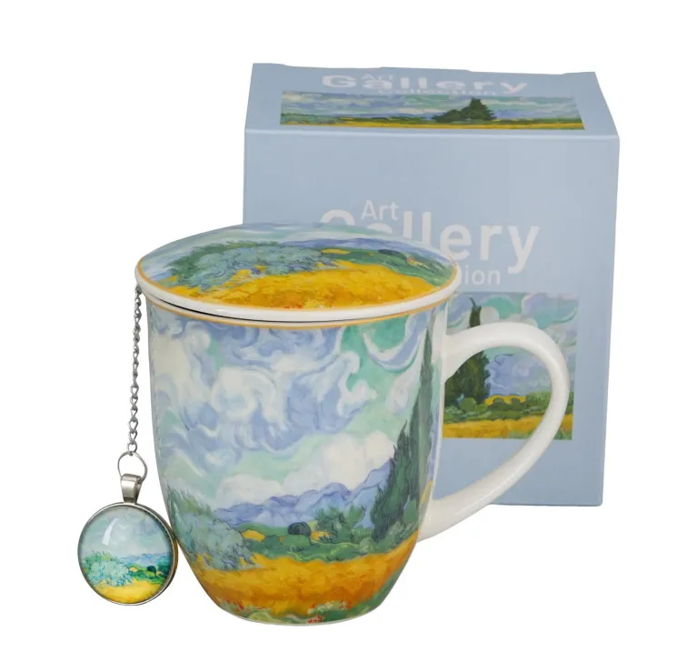 Šolja 400ml sa infuzerom VAN GOGH Wheat Field 