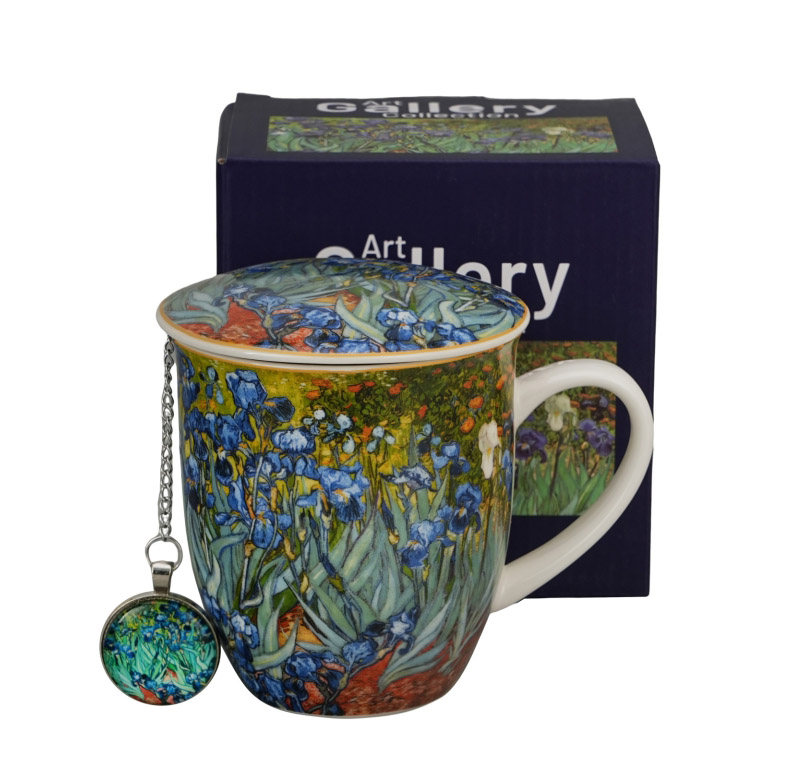 Šolja 400ml sa infuzerom VAN GOGH Irises 