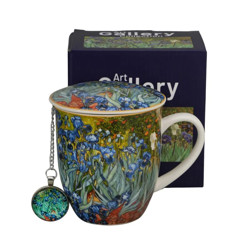 Šolja 400ml sa infuzerom VAN GOGH Irises 