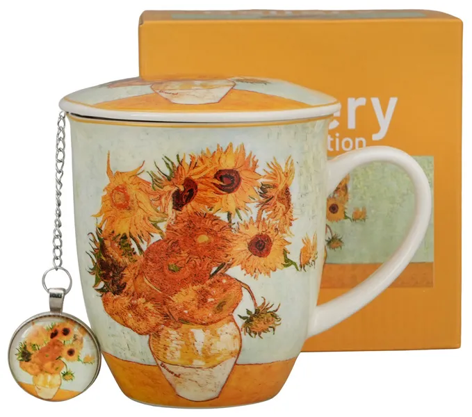 Šolja sa infuzerom SUNFLOWERS - VAN GOGH 