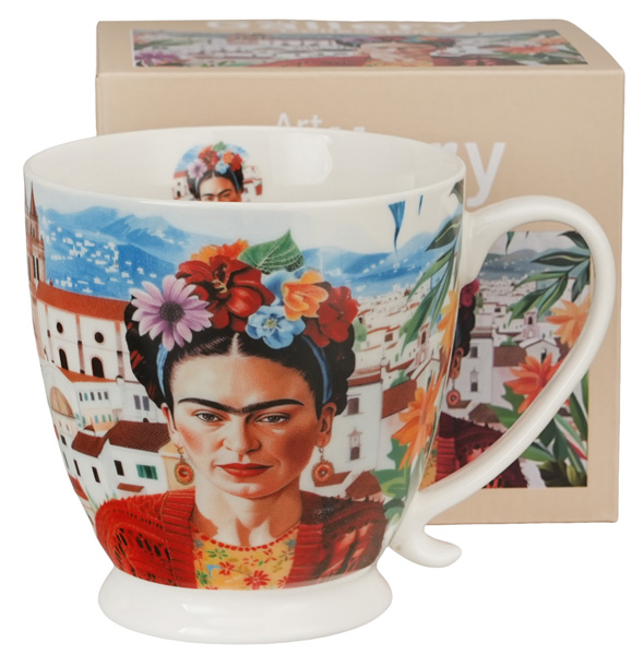 Šolja sa stopicom MEXICAN ART - FRIDA KALO 